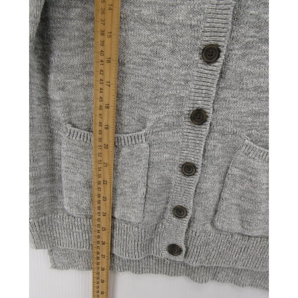 Hollister Sweater Small Cardigan Button Up Y2K Classic Preppy Hi Low - Picture 5 of 12